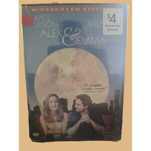 Alex & Emma Widescreen Edition DVD Sealed Previously Viewed Romantic Comedy